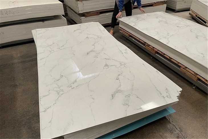 painted pvc marble